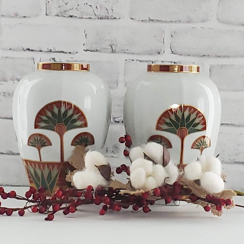 1980's Taste Setter 'Lotus' Vintage Collectible Gail Levites Vases