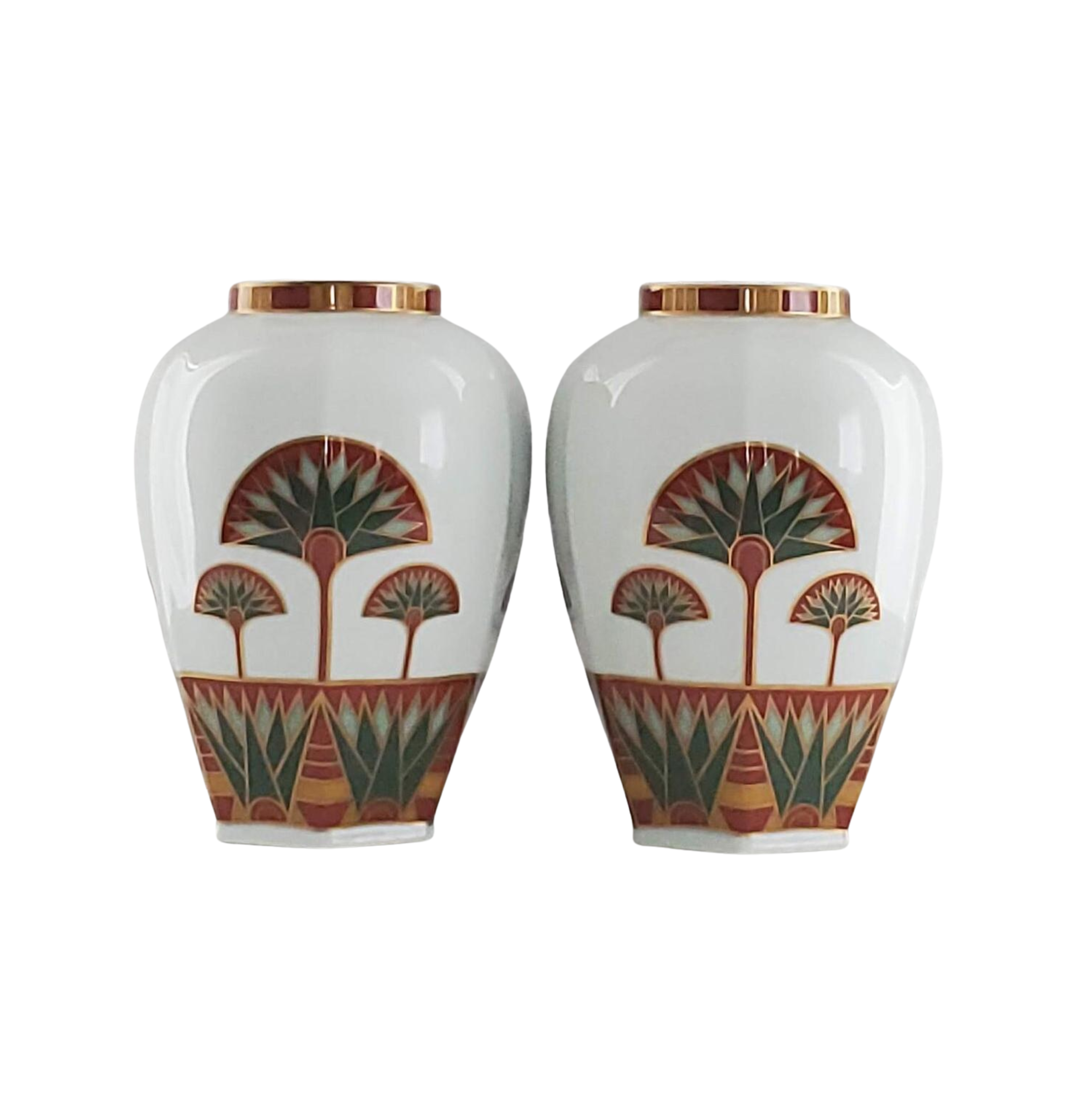 1980's Taste Setter 'Lotus' Vintage Collectible Gail Levites Vases