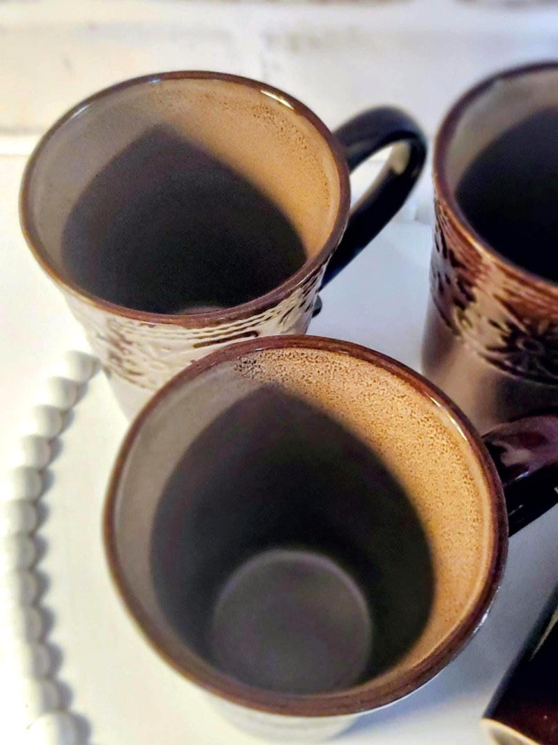 Salia Stoneware Coffee Tea Mug Set by Elama