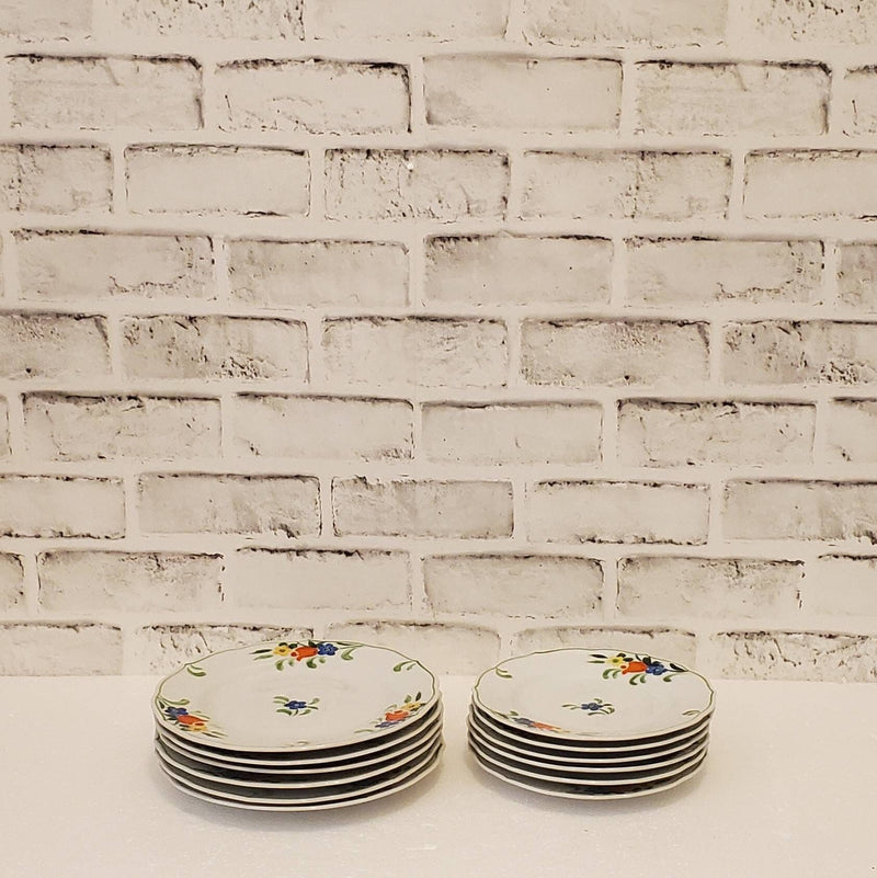 Vintage Taste Setter Plates, Collectible Floral Dinnerware Set