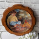 Child's Decor Collectible "Fantasy Festival" Framed Plate 1988