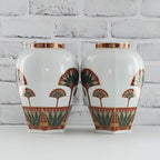1980's Taste Setter 'Lotus' Vintage Collectible Gail Levites Vases